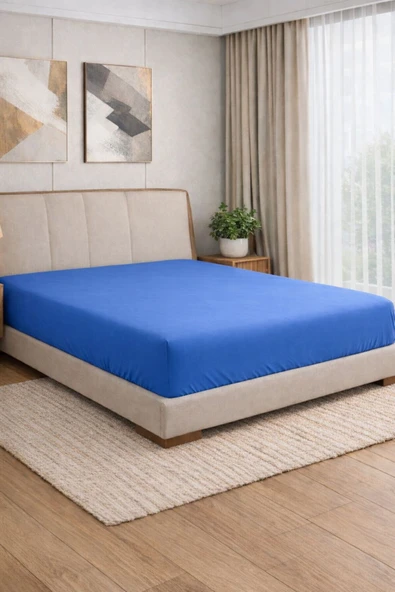Sheri Home Yeni Pamuklu Lastikli Çarşaf 180X 200 (Bambu Katkılı) ürün görseli 1