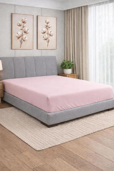 Sheri Home Yeni Pamuklu Lastikli Çarşaf 180X 200 (Bambu Katkılı) ürün görseli 1