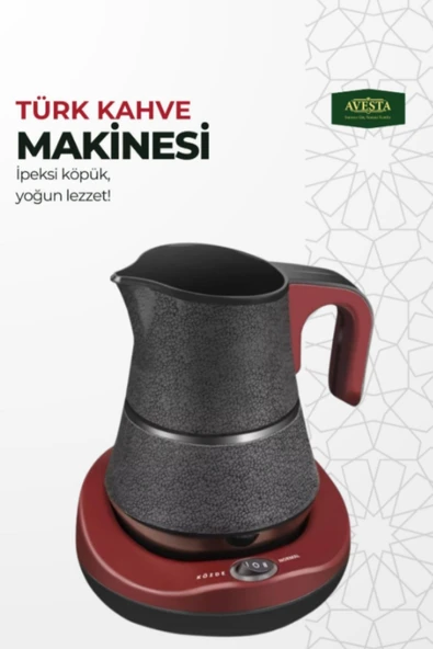 JASPER Avesta PREMİUM ELEKTRİKLİ KÖZDE VE NORMAL KAHVE MAKİNESİ LÜX ürün görseli 1