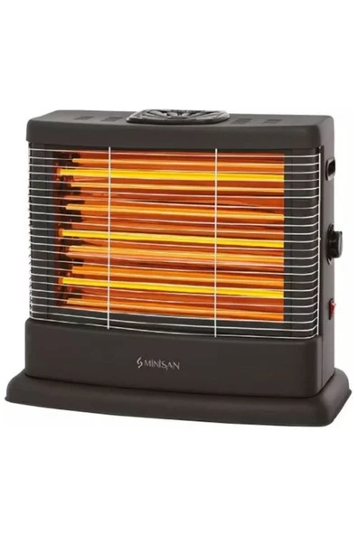 Minisan Ms-2100 Quartz 2100 W Buharlı Midi Isıtıcı -beyaz ürün görseli 1