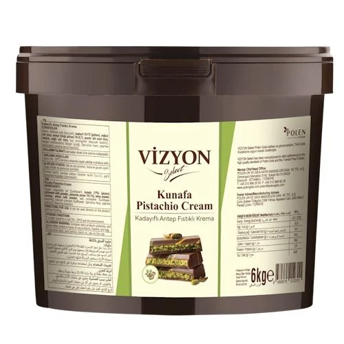 VİZYON SELECT KADAYIFLI ANTEP FISTIK KREMASI 6KG ürün görseli 1