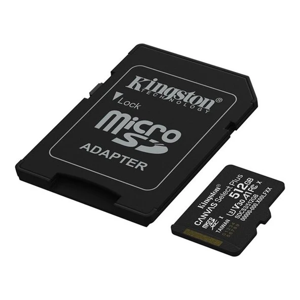 Kingston 512GB Micro SD Gen3 150MB/s SDCS3/512GB - Resim 3