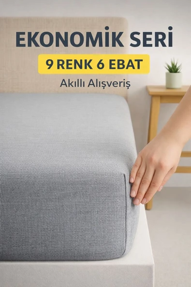 Sheri Home Penye Lastikli Çarşaf – Ekonomik Serisi | Ebat Seçeneği ürün görseli 1