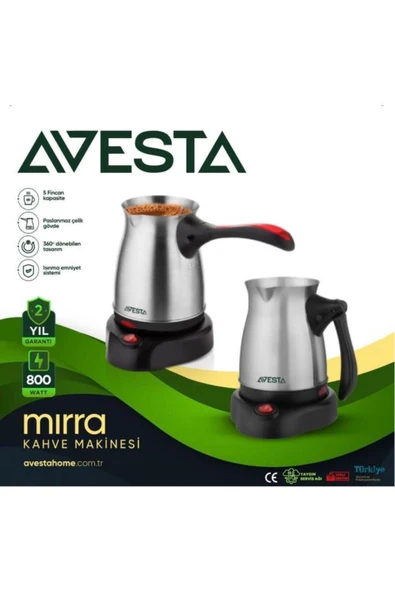Avesta Mırra Çelik Cezve - Resim 3