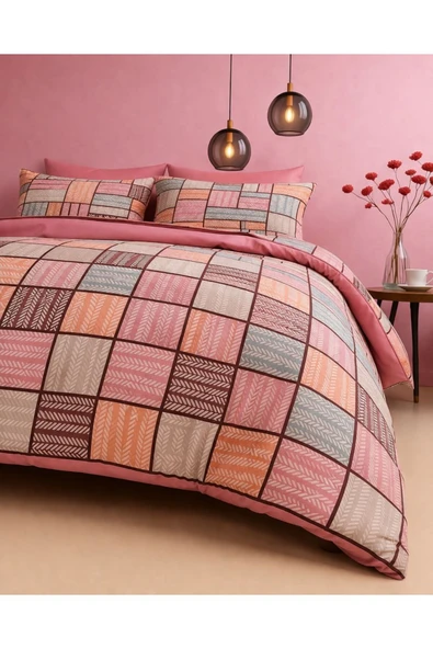 Sheri Home Tekstil Lastikli Çarşaflı Tek Kişilik Nevresim Takımı EGYPTBABİLMODEL8892 ürün görseli 1