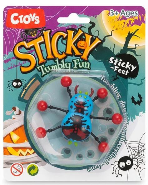 Ctoys Yapışkan Sallanan Oyuncak Örümcek Mavi ürün görseli 1