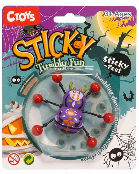 Ctoys Yapışkan Sallanan Oyuncak Örümcek Mor ürün görseli 1