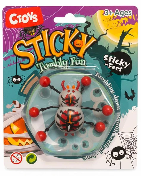 Ctoys Yapışkan Sallanan Oyuncak Örümcek Gri ürün görseli 1