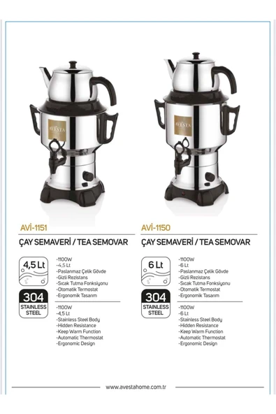 Armağan Elektrikli Semaver Çaycı 4,5lt - Resim 4