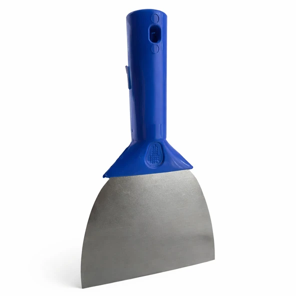 Plastik Saplı Saptak İnşaat Spatulası 14 Cm Duvar Macun Alçı Uygulama Boya Kazıma El Aleti ürün görseli 1