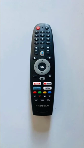 PROFİLO  BLAUPUNKT EG ESG MODELLERE UYUMLU SESLİ KOMUTLU ORJİNAL TV KUMANDA ürün görseli 1