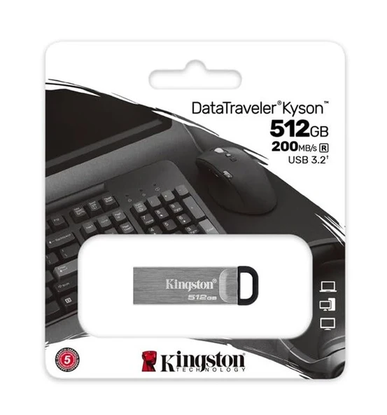 Kingston 512GB DT Kyson DTKN/512GB ürün görseli 1