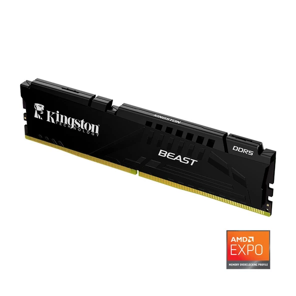 Kingston Beast KF560C36BBE2-16TR Expo 16GB DDR5 6000MHz CL36 Masaüstü Performans Ram ürün görseli 1