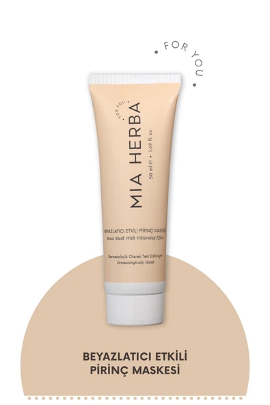 Mia Herba Beyazlatıcı Etkili Pirinç Maskesi 50ml ürün görseli 1