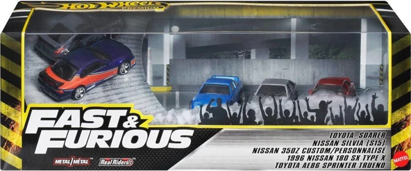 Hot Wheels Premium JFL99 Fast and Furious Tokyo Drift Bundle ürün görseli 1