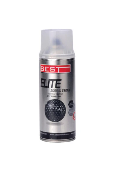 Best Elite Akrilik Sprey Vernik Tüm Yüzeyler 400 ml. ürün görseli 1