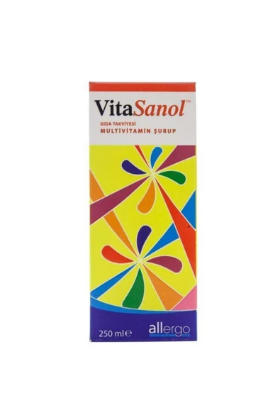 Vitasanol Multivitamin Multimineral Şurup 250 ml ürün görseli 1
