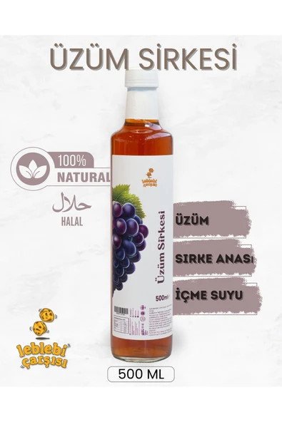Doğal Üzüm Sirkesi - 500ml ürün görseli 1