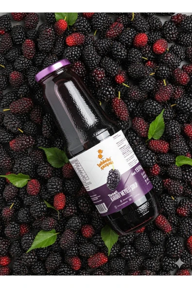 TANELİ KARADUT ŞURUBU - 1400 GR - Resim 2