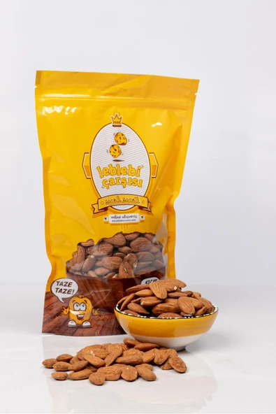 Çiğ Badem - 600 Gr- %100 Taze,yerli- Yeni Mahsul, A Kalite ürün görseli 1