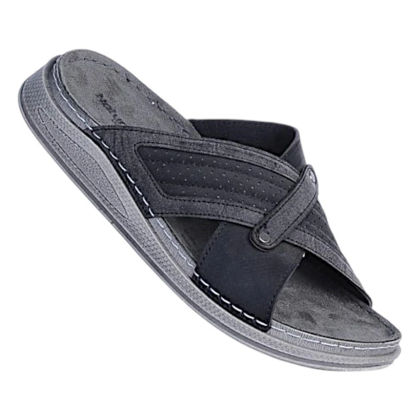 Gezer 15657 Siyah Erkek Günlük Terlik ürün görseli 1