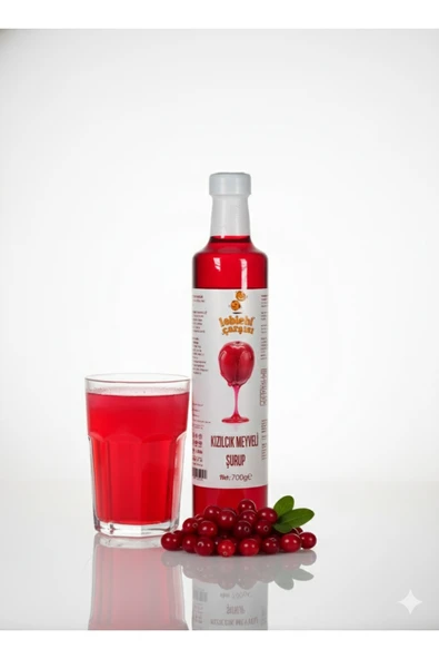 Kızılcık Meyveli Şurup - 700 Gr ürün görseli 1