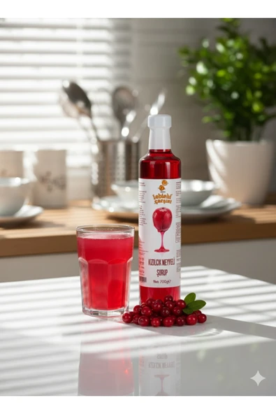 Kızılcık Meyveli Şurup - 700 Gr - Resim 3