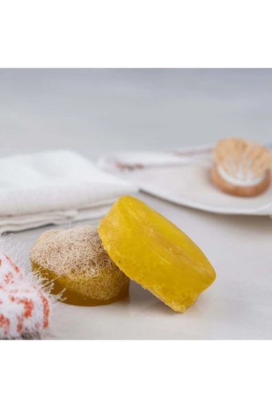 Kabak Lifli Limon Çiçeği Sabun - Resim 2
