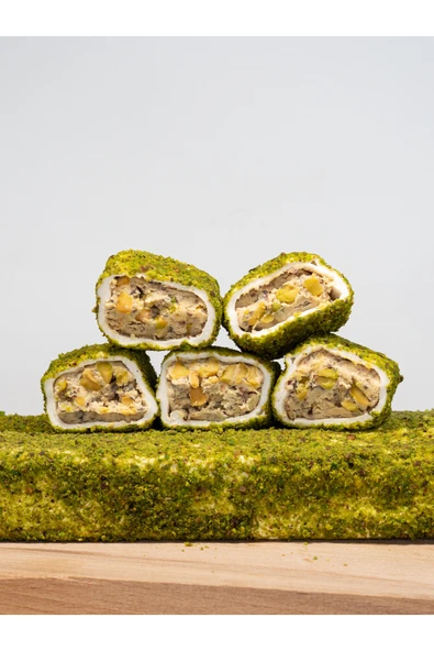 Tahinli Antep Fıstıklı Lokum - 600g Geleneksel Tatlı ürün görseli 1