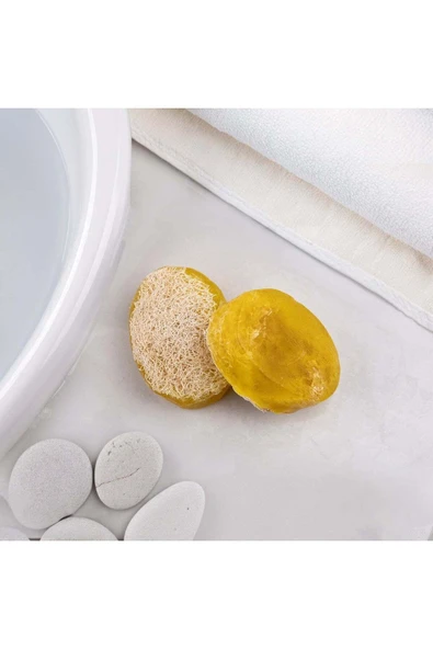 Kabak Lifli Limon Çiçeği Sabun - Resim 3