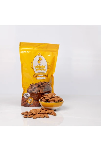 Kavrulmuş Badem - 200 Gr- %100 Taze,yerli,doğal- Yeni Mahsul, A Kalite ürün görseli 1