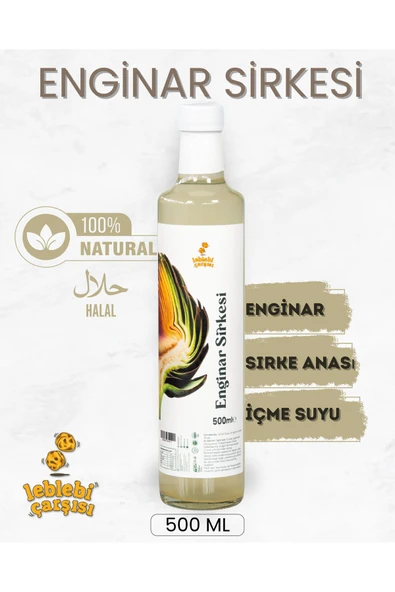 Doğal Enginar Sirkesi - 500ml ürün görseli 1