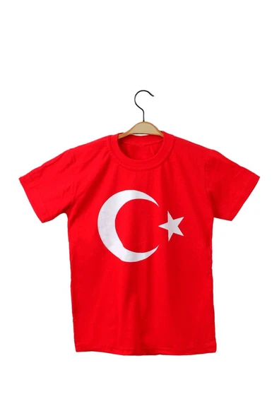 Luminur Kırmızı Ay Yıldız Türk Bayraklı Tişört T-shirt Unisex ürün görseli 1