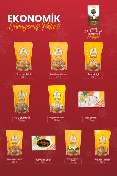 Ekonomik Kuruyemiş Paketi - 5 Kg - Resim 2