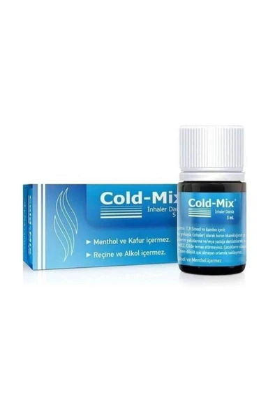 Cold-Mix İnhaler Damla 5 Ml-Mavi Kutu-SKT: 04/2027 ürün görseli 1
