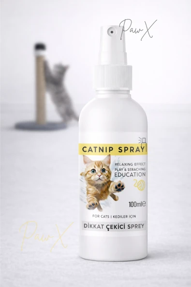 Catnip Oyun ve Sakinleştirici Sprey Kedi Tırmalama Tahtası İçin Doğal Dikkat Çekici Eğitim Spreyi ürün görseli 1