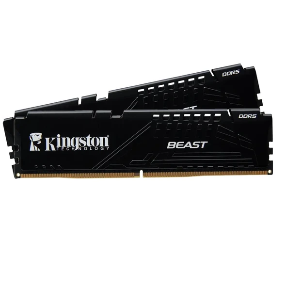 KİNGSTON KF552C36BBEK2-64TR 64GB 5200Mhz CL36 DIMM 2x32GB Beast DDR5 Black EXPO Turkey ürün görseli 1