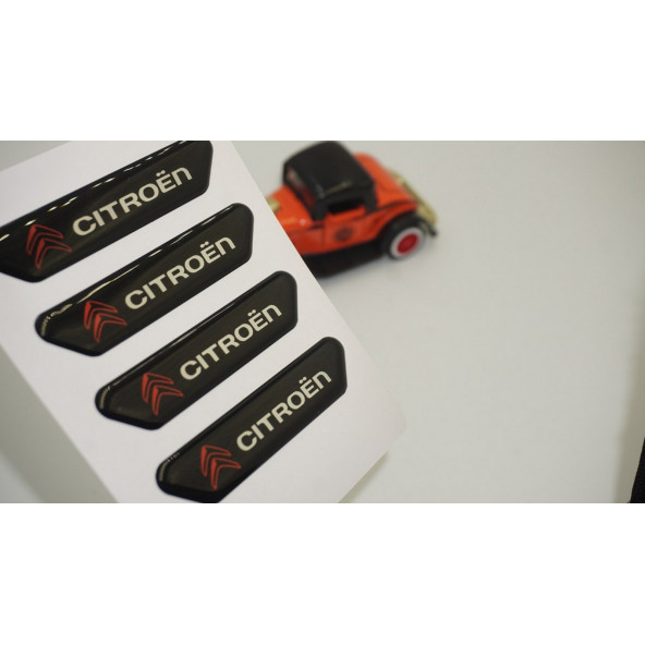 Citroen Logo C5 C6 Kapı Kenarı Koruma Metalize Damla Desen 3M Band ürün görseli 1