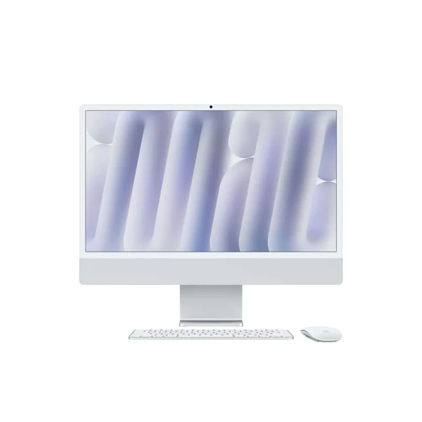 iMac M4 Gümüş MD3H4TU/A 16 GB 256 GB SSD 10C CPU Nano Texture Cam 24" 4.5K All in One PC ürün görseli 1