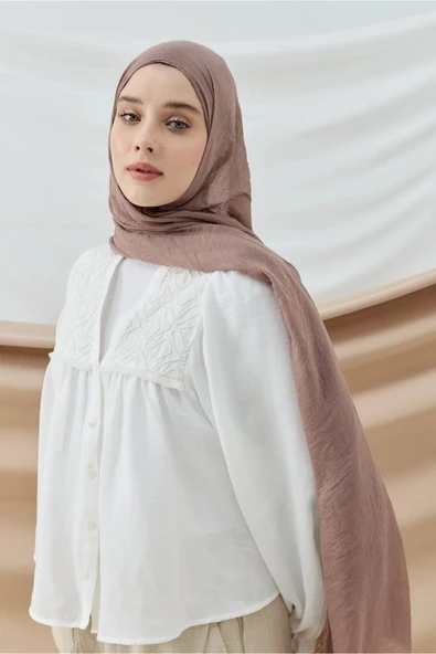 Aya Serisi Şal - vizon - Resim 2