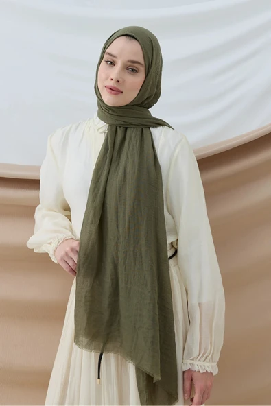 Aya Şerisi Şal-Haki - Resim 2