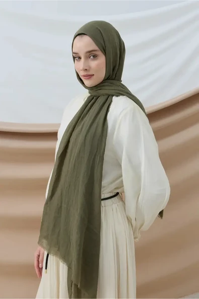 Aya Şerisi Şal-Haki - Resim 3