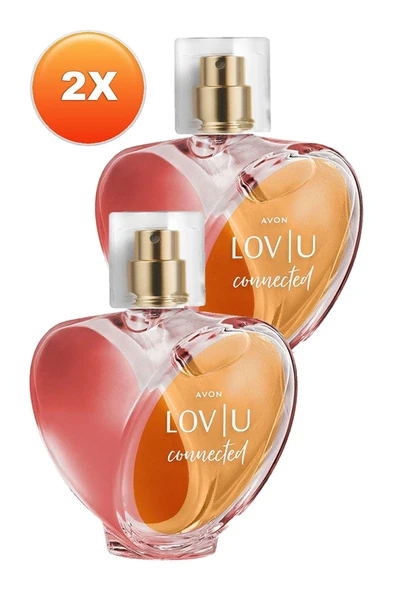 Lov U Connected Kadın Parfüm Edp 50 Ml. İkili Set - Resim 2