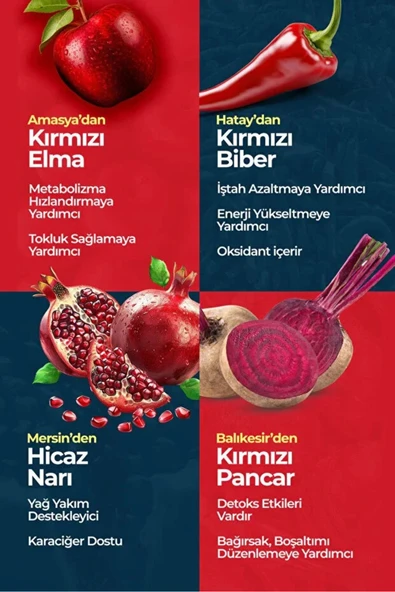 detoksaura Kırmızı Sirke - Resim 2