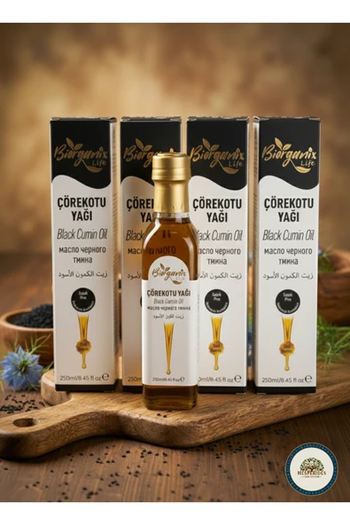 Biorganics Biorganix Life Çörek Otu Yağı 4Lü 4*250ML ( Soğuk Sıkım ) ürün görseli 1