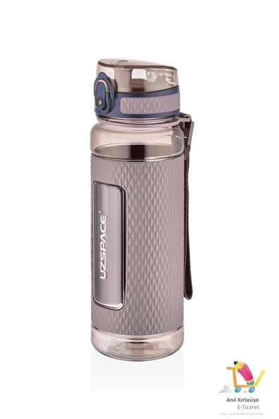 Uzspace 800ml -büyük Boy- Tritan Su Matarası Silikon Korumalı Kaydırmaz Gövde ürün görseli 1