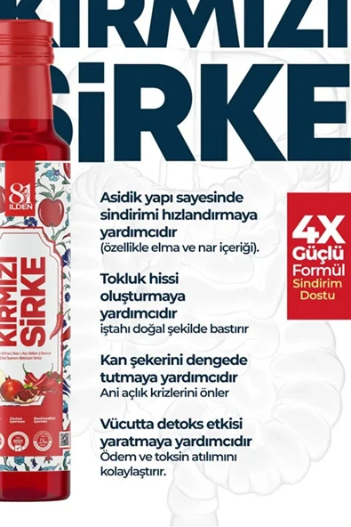 detoksaura Kırmızı Sirke - Resim 4