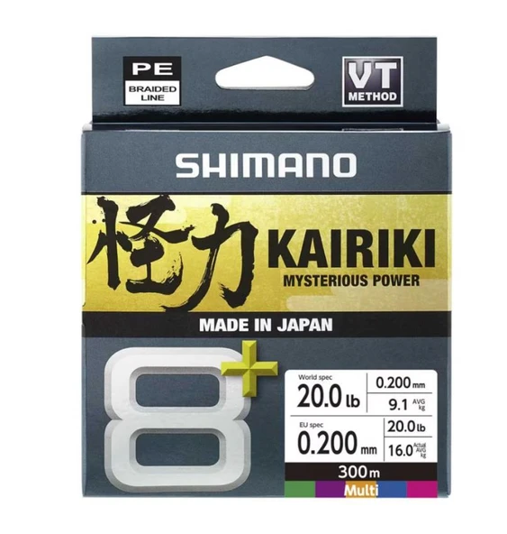 Shımano Line Kairiki 8+ 300m 0.19mm 12.8kg Multi C ürün görseli 1