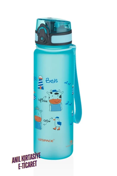 Uzspace Hayvan Figürlü Tritan 500 ML Matara-Suluk ürün görseli 1