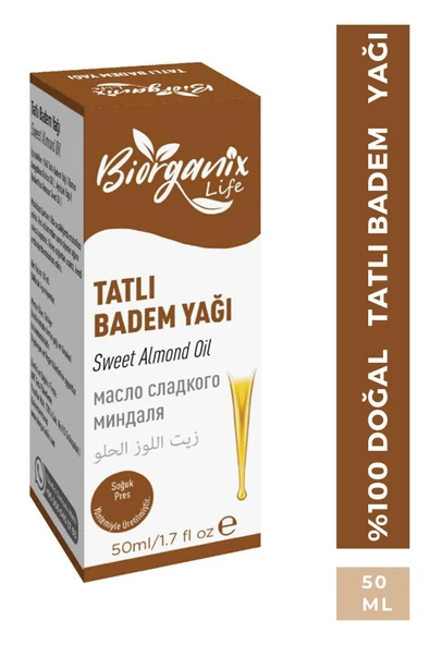 BİORGANİX Tatlı Badem Yağı 50 ml - Resim 2